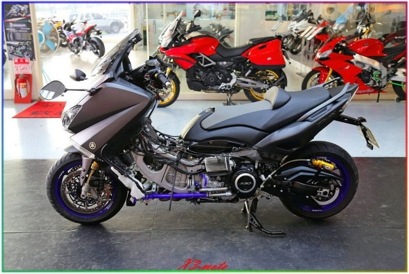 Samco Sport Yamaha TMax 530 10 Piece 2012 - 2014 Samco Sport Silicone Radiator Coolant Hose Kit | YAM-68-BU