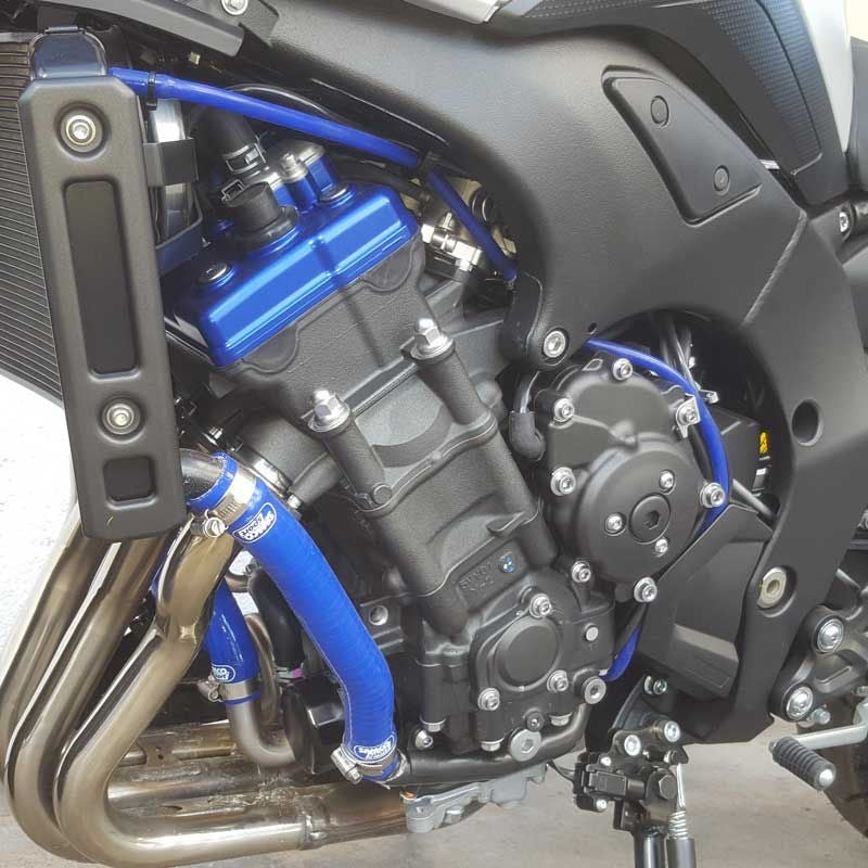 Samco Sport Yamaha Fazer 8 2010 - 2014 8 Piece Samco Sport Silicone Radiator Coolant Hose Kit | YAM-81-BU