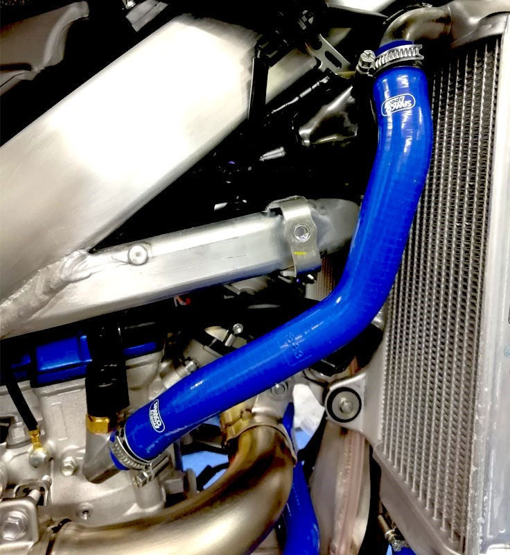 Samco Sport Yamaha WR 250 F 2020 - 2021 4 Piece OEM Replacement Samco Sport Silicone Radiator Coolant Hose Kit | YAM-91-BU
