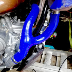 Samco Sport Yamaha WR 250 F 2020 - 2021 3 Piece Samco Sport Y-Piece Race Design Silicone Radiator Coolant Hose Kit | YAM-92-BU