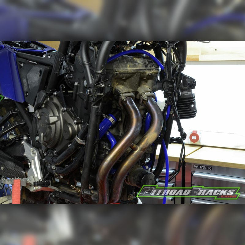 Samco Sport Yamaha Tenere 700 2019 - 2021 7 Piece Samco Sport Silicone Radiator Coolant Hose Kit | YAM-94-BU