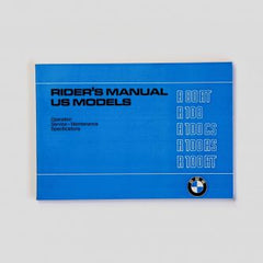 Siebenrock Rider'S Handbook For BMW R 80/7, R 100T, R 100Rt, R 100S, R 100Rs 9/78 - 9/80, Printed In English Language | 7140011