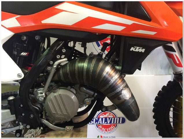 Scalvini Handmade Exhaust pipe for KTM SX125 - HQ TC125. | 001.014021