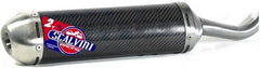 Scalvini Silencer for two stroke engine with carbon body and Inox end cap. | 002.014113