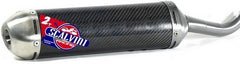 Scalvini Silencer for two stroke engine with carbon body and Inox end cap. | 002.014223