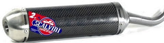 Scalvini Silencer for two stroke engine with carbon body and Inox end cap. | 002.026133