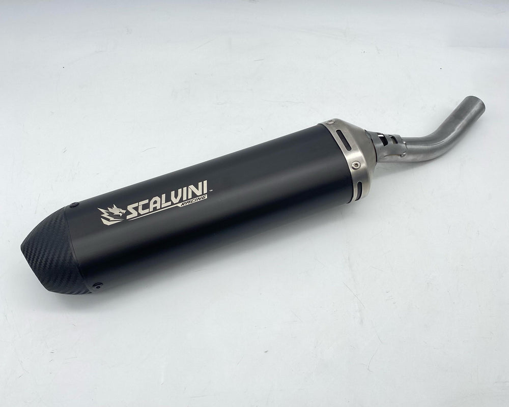 Carbon silencer with stainless steel end cap Yamaha