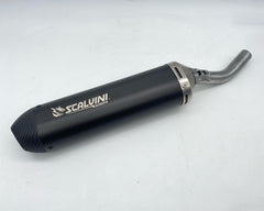 Carbon silencer with stainless steel end cap Yamaha