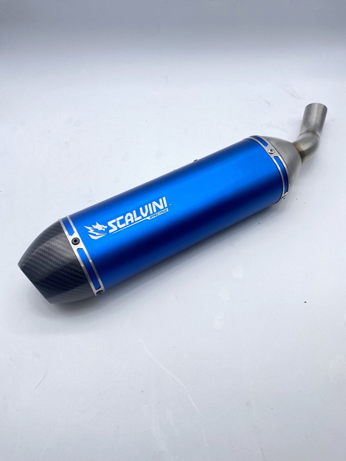 Complete Exhaust Alu Blu/carbon