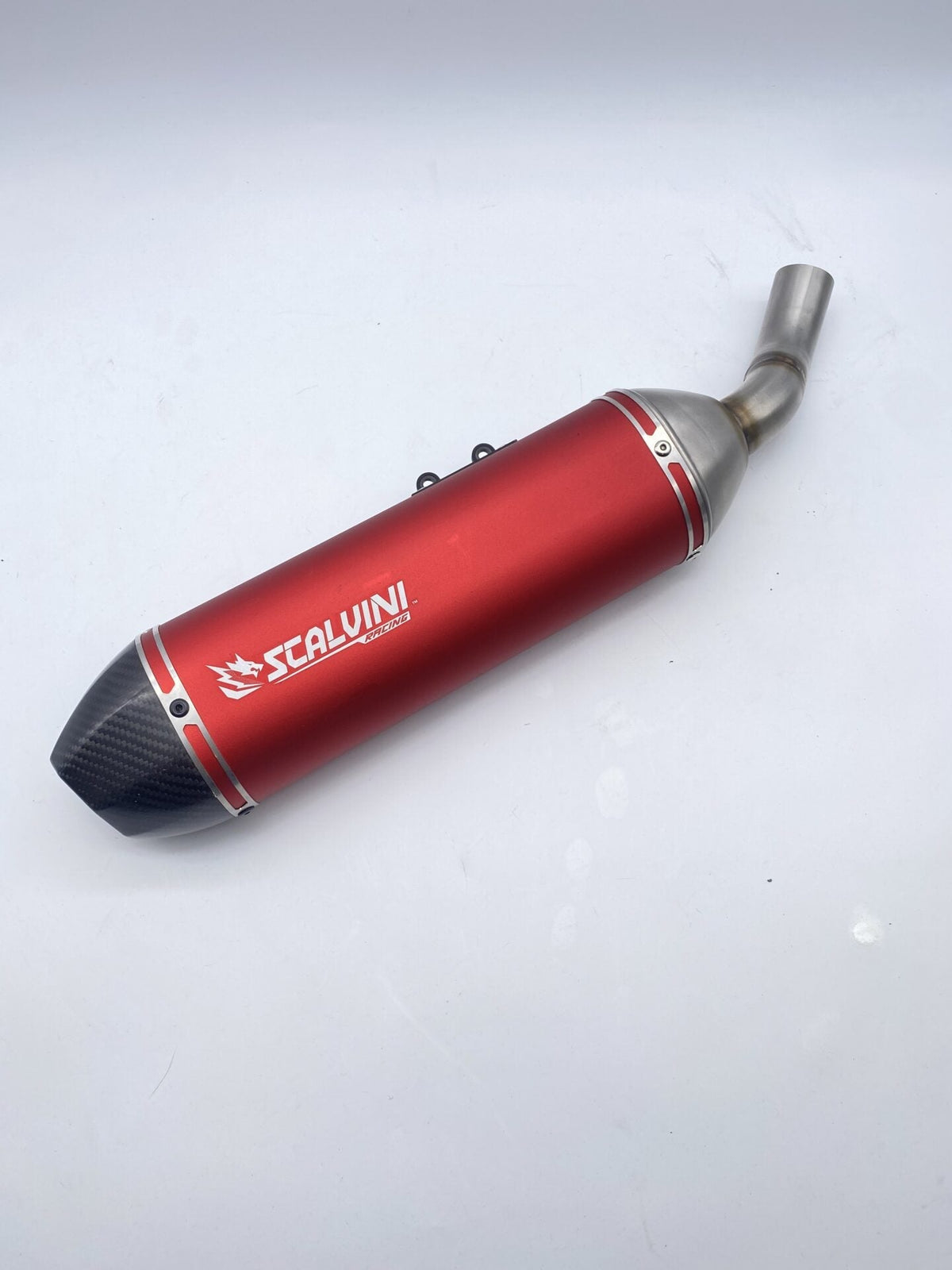Full Exhaust Alu Red/carbon