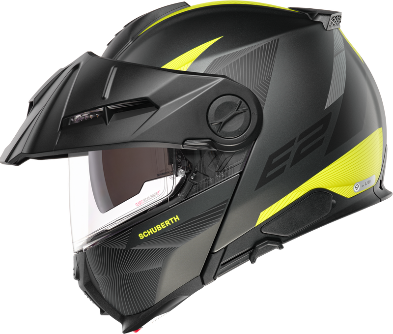 Schuberth E2 DEFENDER YELLOW Flip Up Helmet | 4179013360