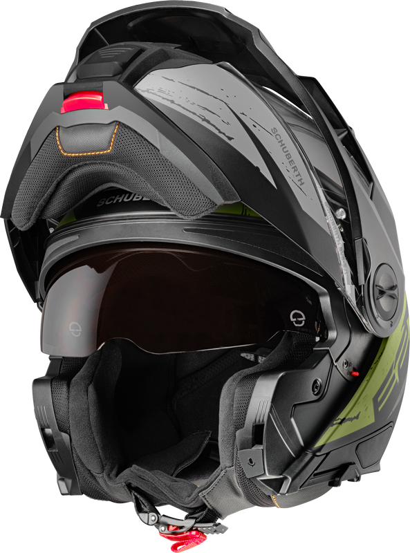 Schuberth E2 EXPLORER GREEN Flip Up Helmet | 4179033360