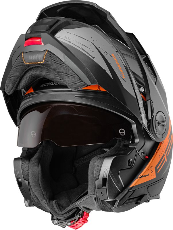 Schuberth E2 EXPLORER ORANGE Flip Up Helmet | 4179053360