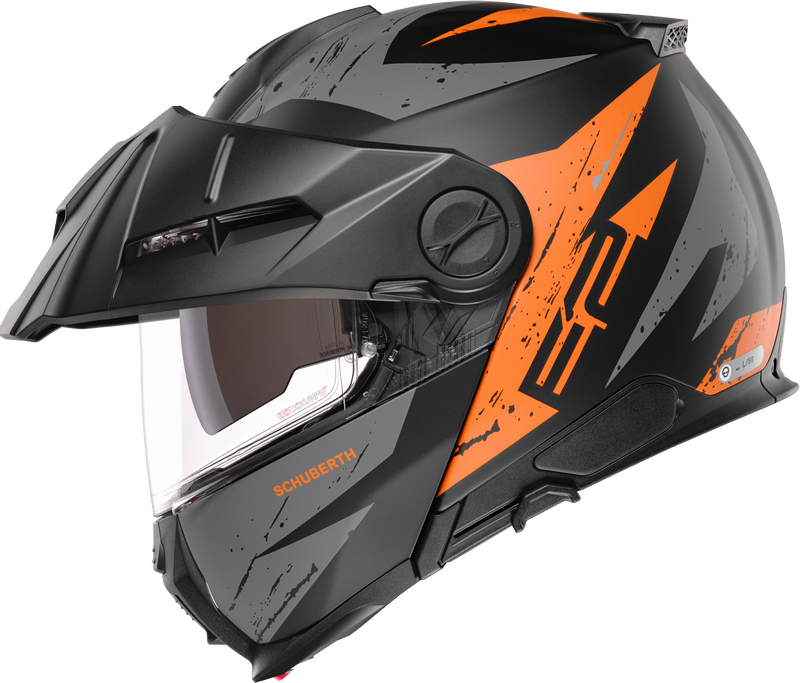 Schuberth E2 EXPLORER ORANGE Flip Up Helmet | 4179053360