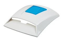 Schuberth Ventilation Scoop Glossy White/Slider Cyan | 4990003422