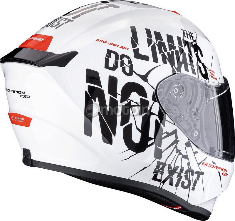 Scorpion Full Face Helmet Exo-Jnr Boum Black-White | 120-436-63