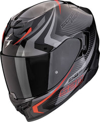 Scorpion Full Face Helmet Exo 520 Evo Air Terra Black-Silver-Red | 172-449-163