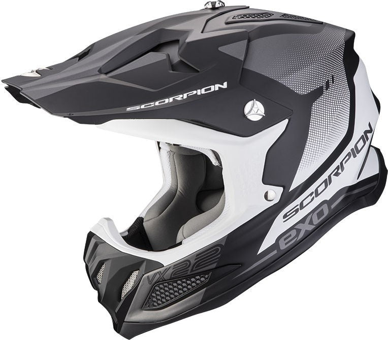Scorpion Exo Offroad Helmet Vx-22 Air Attis Black Matt Silver | 32-380-159
