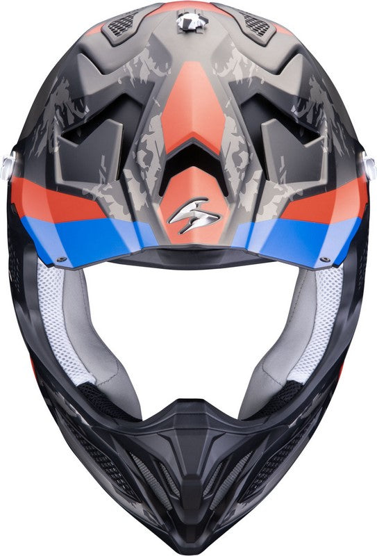 Scorpion Offroad Helmet VX 22 Air Cx Matt Black-Blue-Red | 32-438-326
