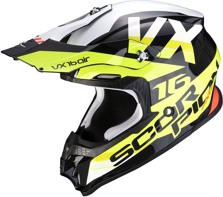 Scorpion Exo Offroad Helmet Vx-16 Air X Turn Orange Blue | 46-332-274