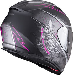 Scorpion Exo Full Face Helmet 491 Run Black Matt Pink | 48-101-179