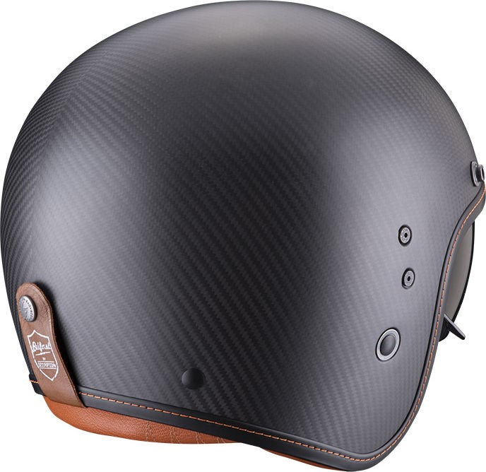Scorpion Exo Jet Helmet Belfast Evo Carbon Solid Black Matt | 78-261-10