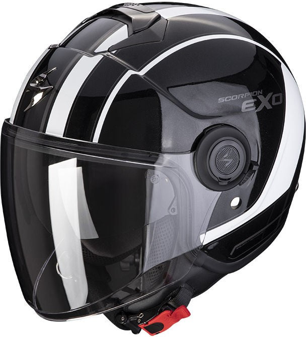 Scorpion Exo Jet Helmet City Scoot Black White | 83-347-294
