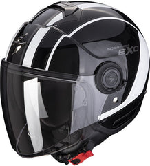 Scorpion Exo Jet Helmet City Scoot Black White | 83-347-294