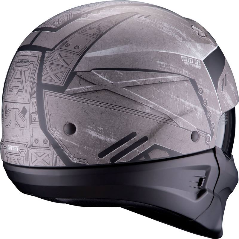 Scorpion EXO-COMBAT EVO, Matt Silver-Black | 85-300-232
