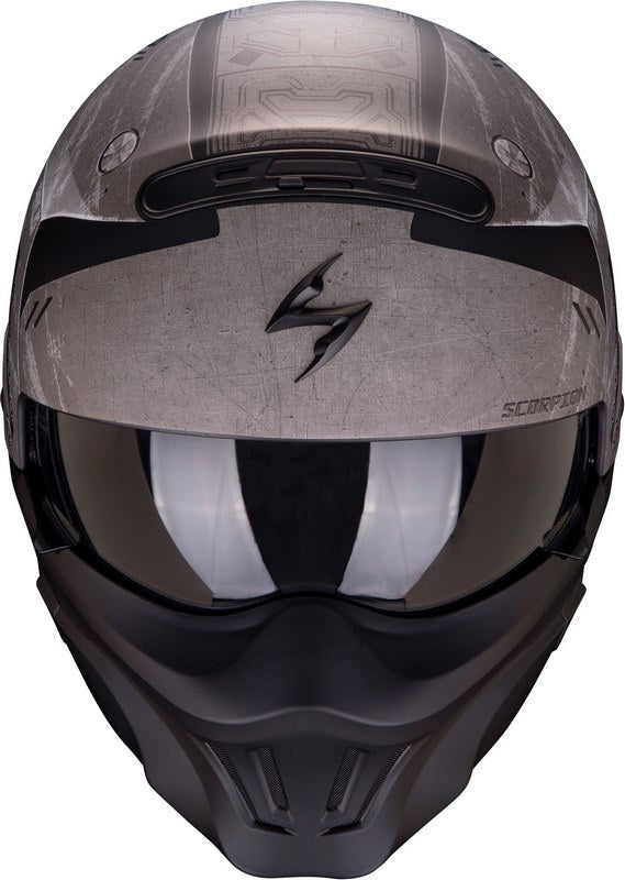 Scorpion EXO-COMBAT EVO, Matt Silver-Black | 85-300-232