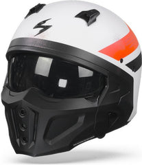 Scorpion Exo Modular Helmet Covert X T-rust White Red | 86-353-287