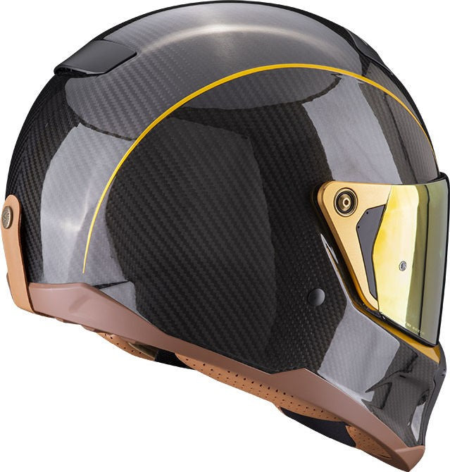 Scorpion Exo Full Face Helmet Exo-hx1 Carbon Se Black Gold | 87-261-61