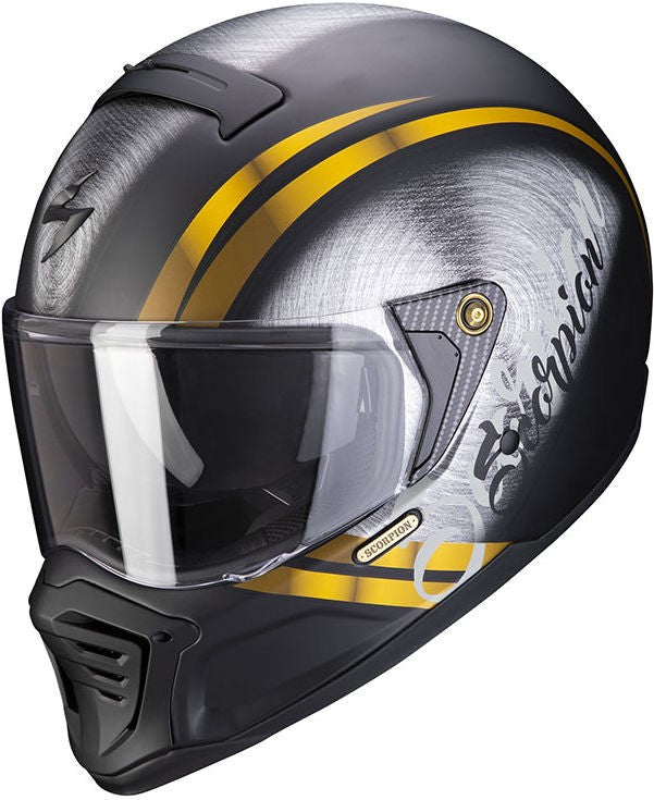 Scorpion Exo Full Face Helmet Hx1 Ohno Black Gold | 87-340-254