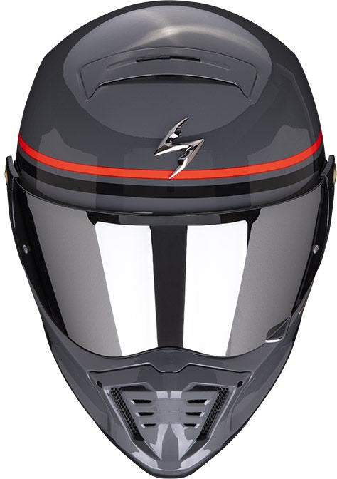 Scorpion Exo Full Face Helmet Hx1 Nostalgia Grey Black Red | 87-375-297