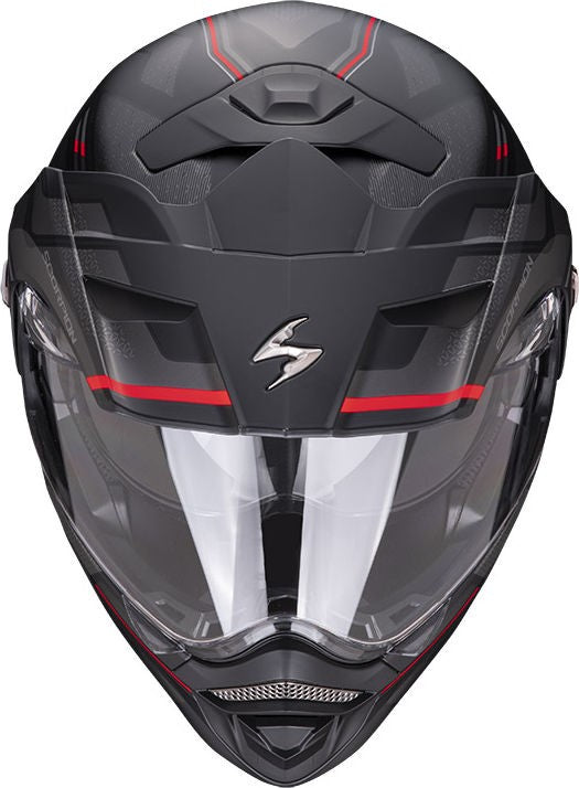 Scorpion Exo Modular Helmet Adx-2 Carrera Black Red | 89-398-24
