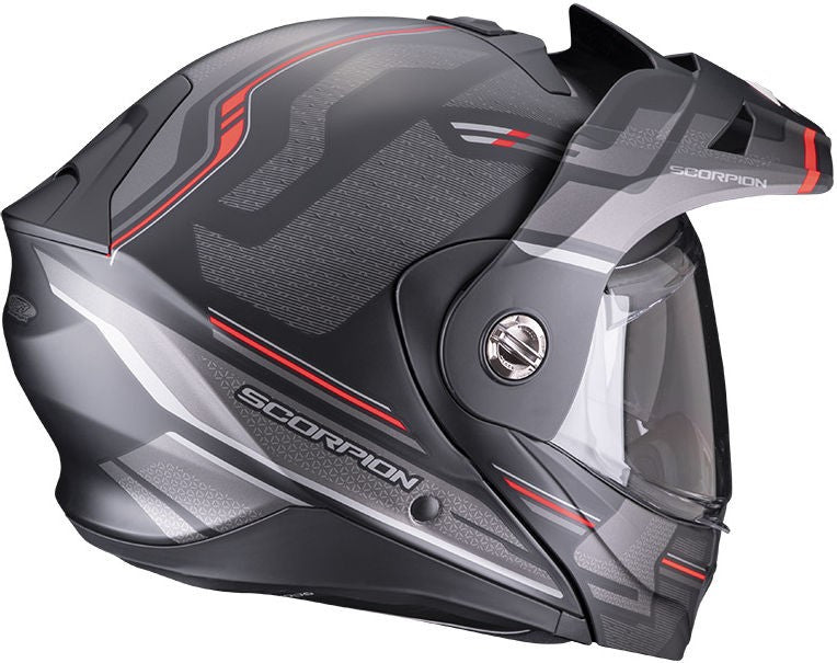 Scorpion Exo Modular Helmet Adx-2 Carrera Black Red | 89-398-24