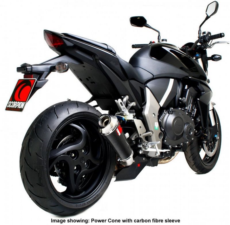 Scorpion Mufflers Power Cone Slip-on Titanium Sleeve | EHA101TEO