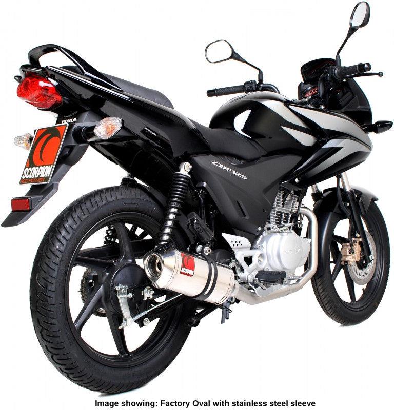Scorpion Mufflers Factory Oval Full System Carbon Fibre Sleeve | EHA107CEO