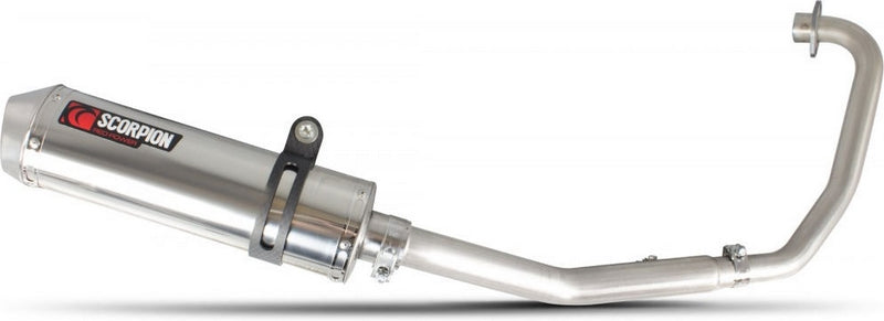 Scorpion Mufflers Factory Oval Full System Polished Stainless Steel Sleeve | EHA171SEO
