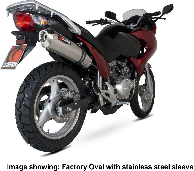 Scorpion Mufflers Factory Oval Slip-on Titanium Sleeve | EHA94TEO
