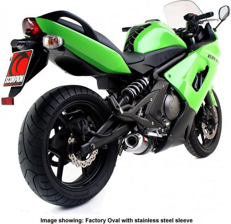 Scorpion Mufflers Factory Oval Slip-on Titanium Sleeve | EKA74TEO
