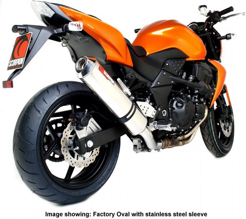 Scorpion Mufflers Factory Oval Slip-on Titanium Sleeve | EKA78TEO