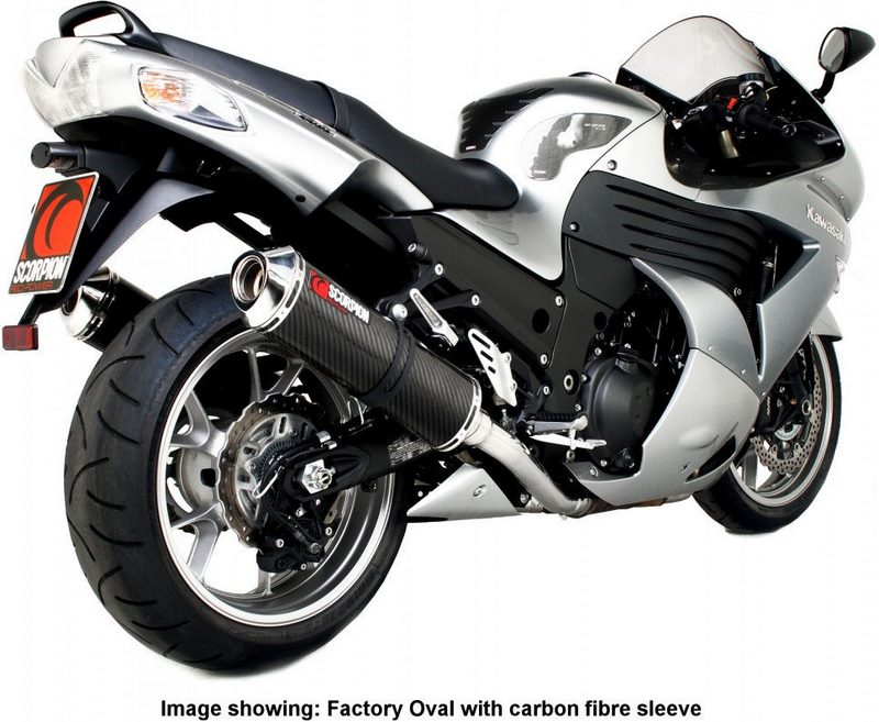 Scorpion Mufflers Factory Oval Slip-on (Pair) Titanium Sleeve | EKA81TEO