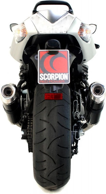 Scorpion Mufflers Factory Carbine Slip-on (Pair) Carbon Fibre Sleeve | EKA83CFO