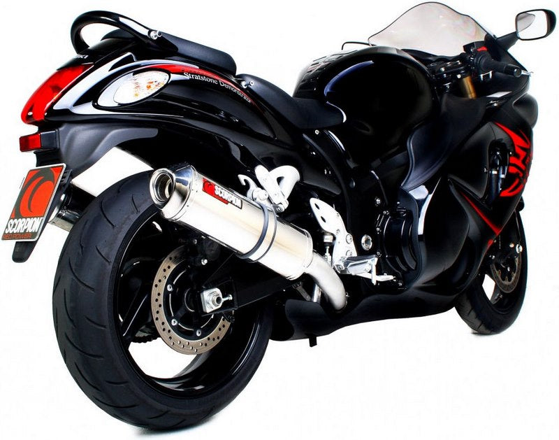 Scorpion Mufflers Factory Oval Slip-on (Pair) Polished Stainless Steel Sleeve | ESI100SEO