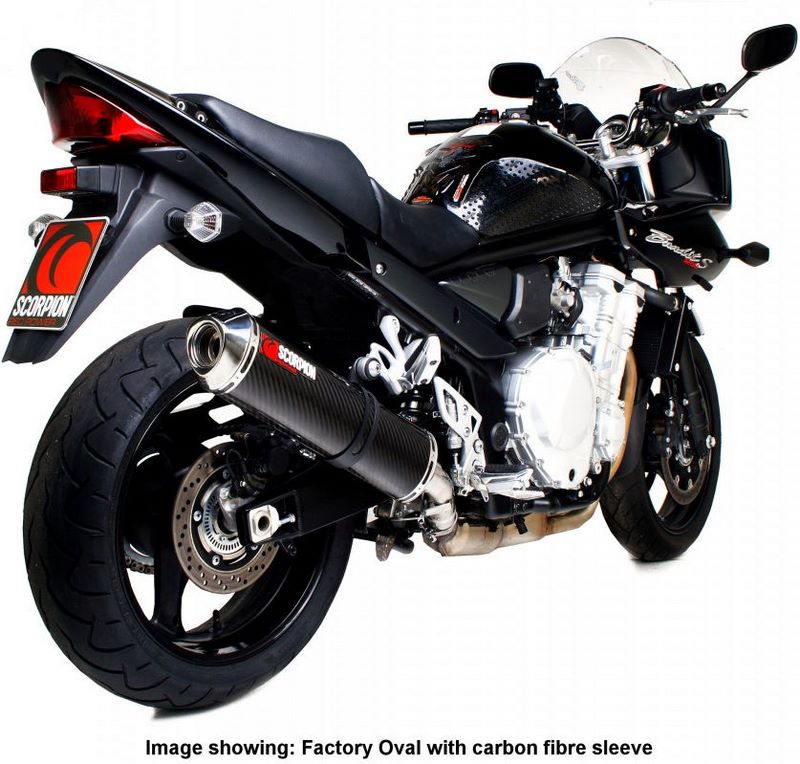 Scorpion Mufflers Factory Oval Slip-on Titanium Sleeve | ESI96TEO
