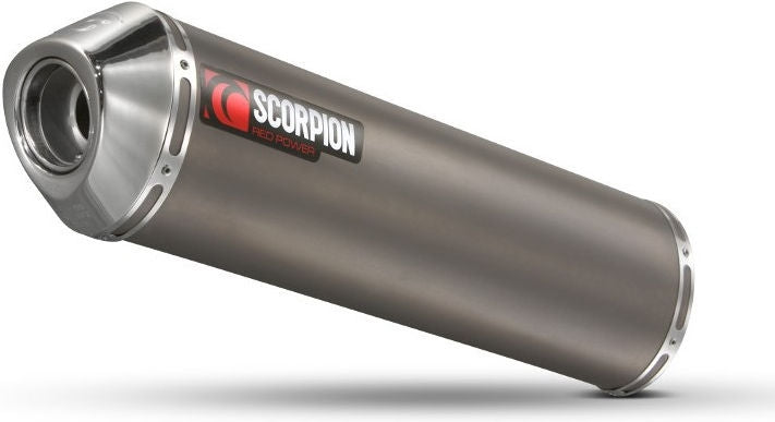 Scorpion Mufflers Factory Round Slip-on Titanium Sleeve. Fits Sprint RS single sided swinging arm edition | ETR56TEM