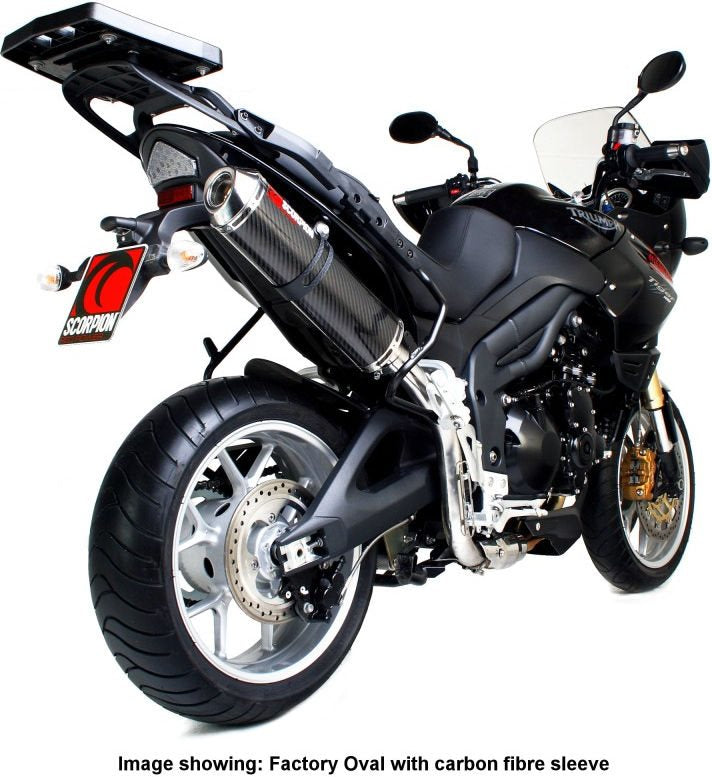 Scorpion Mufflers Factory Oval Slip-on Polished Stainless Steel Sleeve | ETR63SEO