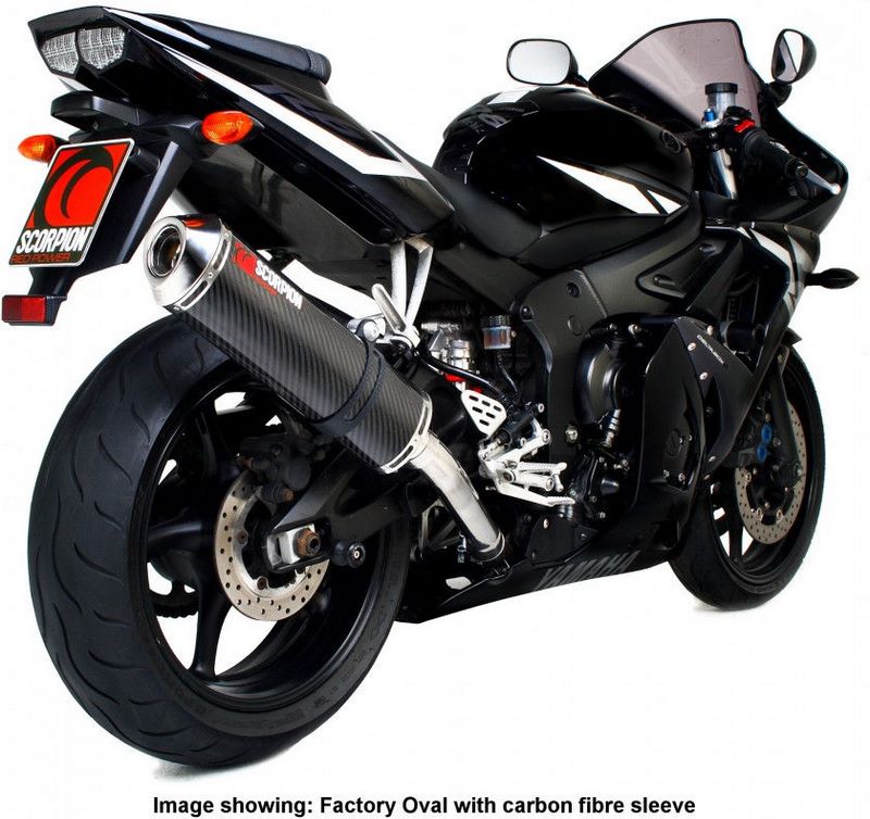 Scorpion Mufflers Factory Oval Slip-on Polished Stainless Steel Sleeve | EYA68SEO