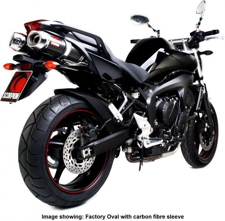 Scorpion Mufflers Factory Oval Slip-on (Pair) Polished Stainless Steel Sleeve | EYA70SEO